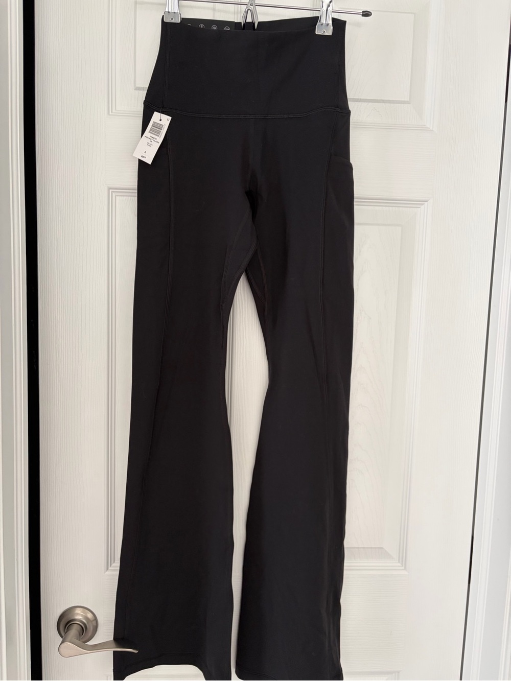 Aritzia Black High-Waist Flare Pants